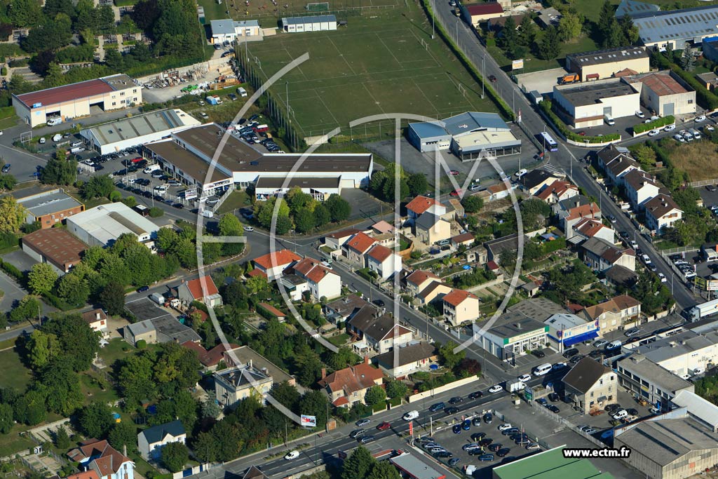 Photo arienne de Reims (La Neuvillette)