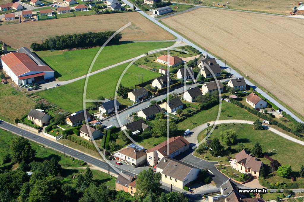 Photo arienne de Baye (Montpertuis)