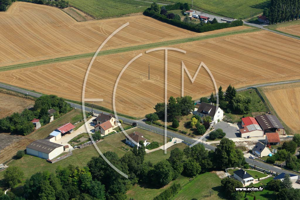 Photo arienne de Dormans (Chavenay)