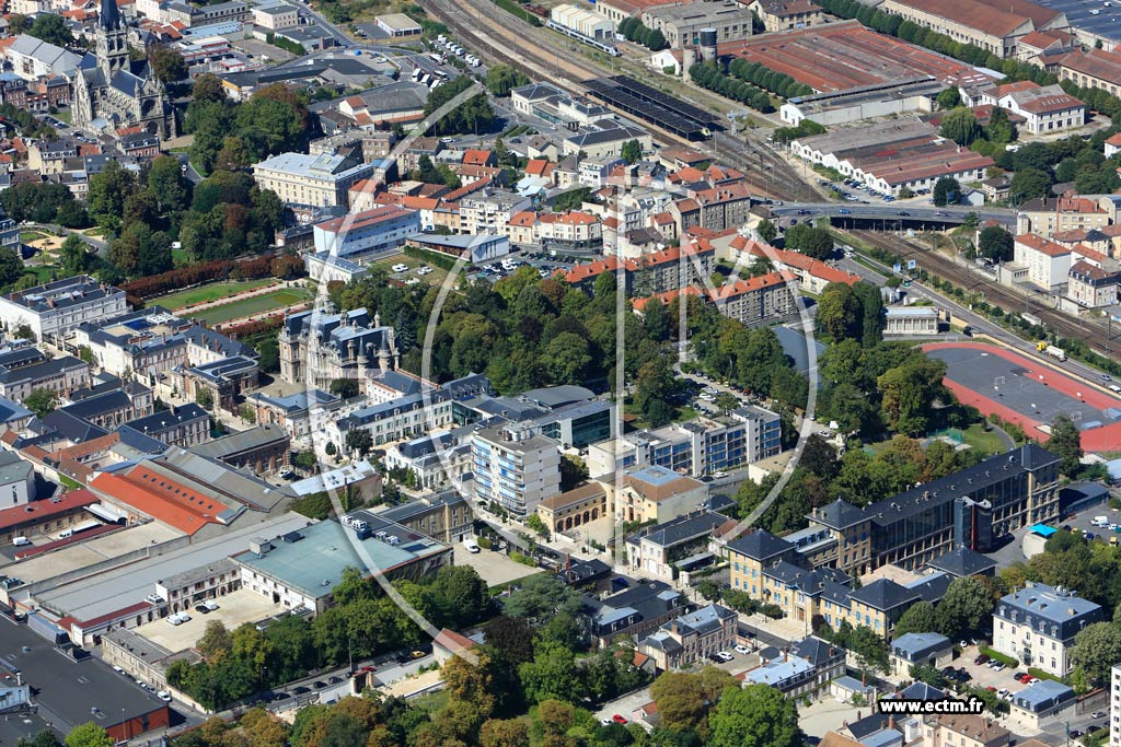Photo arienne de pernay (Centre-Est)