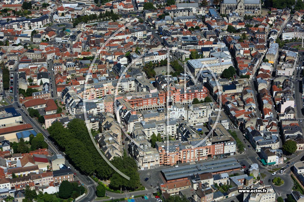 Photo arienne de pernay (Centre-Ouest)