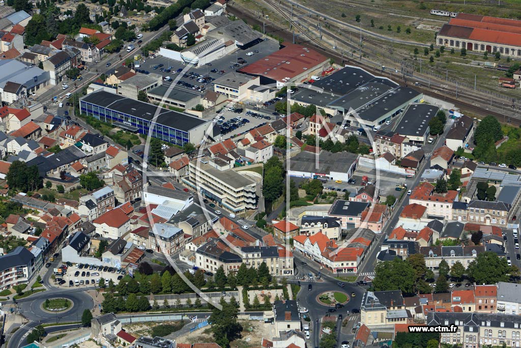 Photo arienne de pernay (Centre-Ouest)