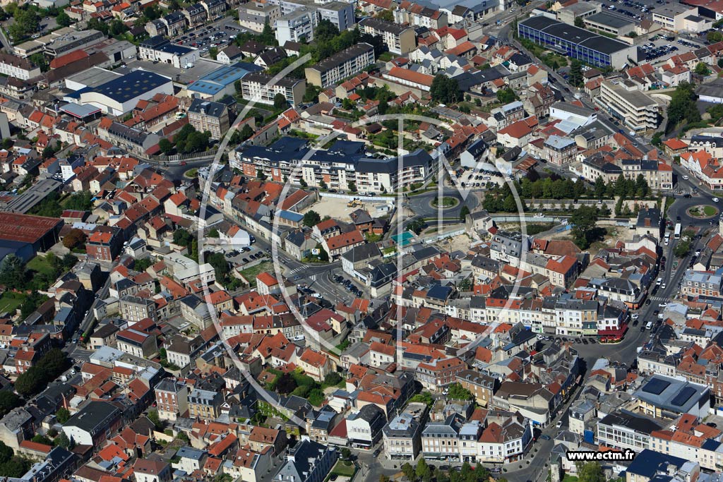 Photo arienne de pernay (Centre-Ouest)