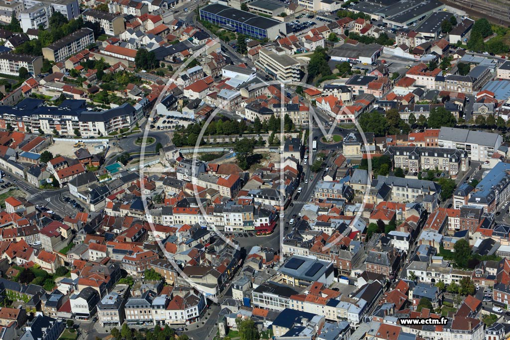 Photo arienne de pernay (Centre-Ouest)