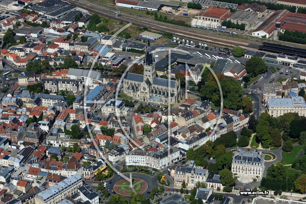 Photo arienne de pernay (Centre-Ouest)