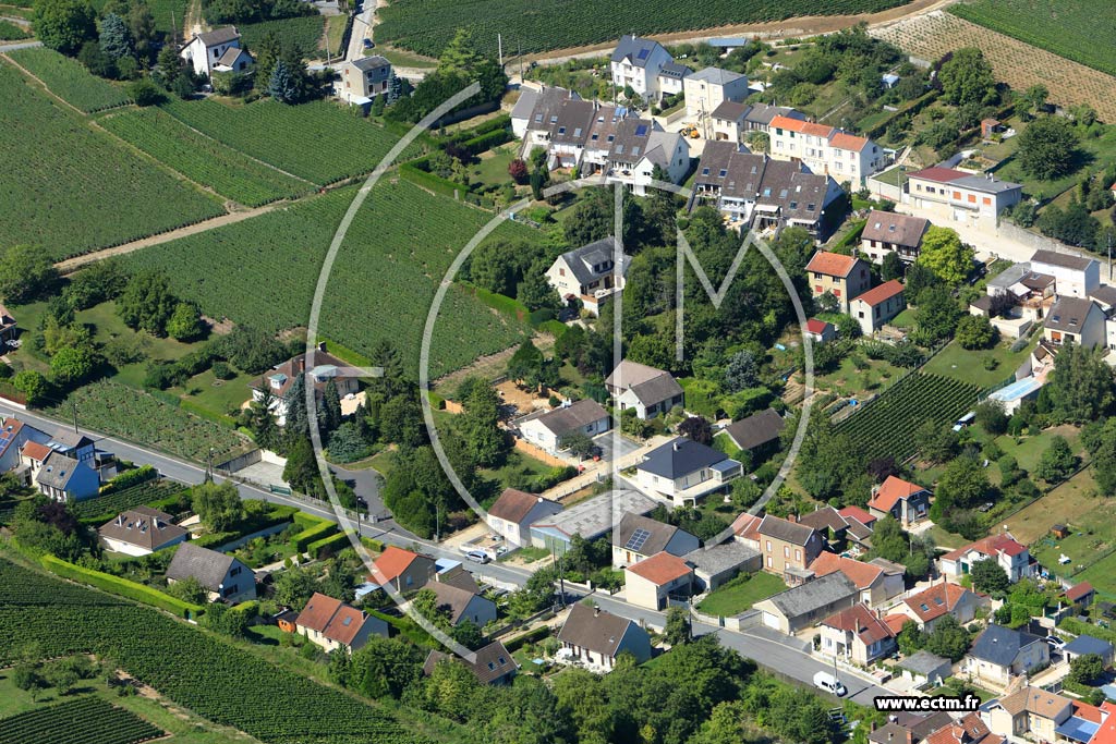 Photo arienne de pernay (Cteau Nord-Ouest)