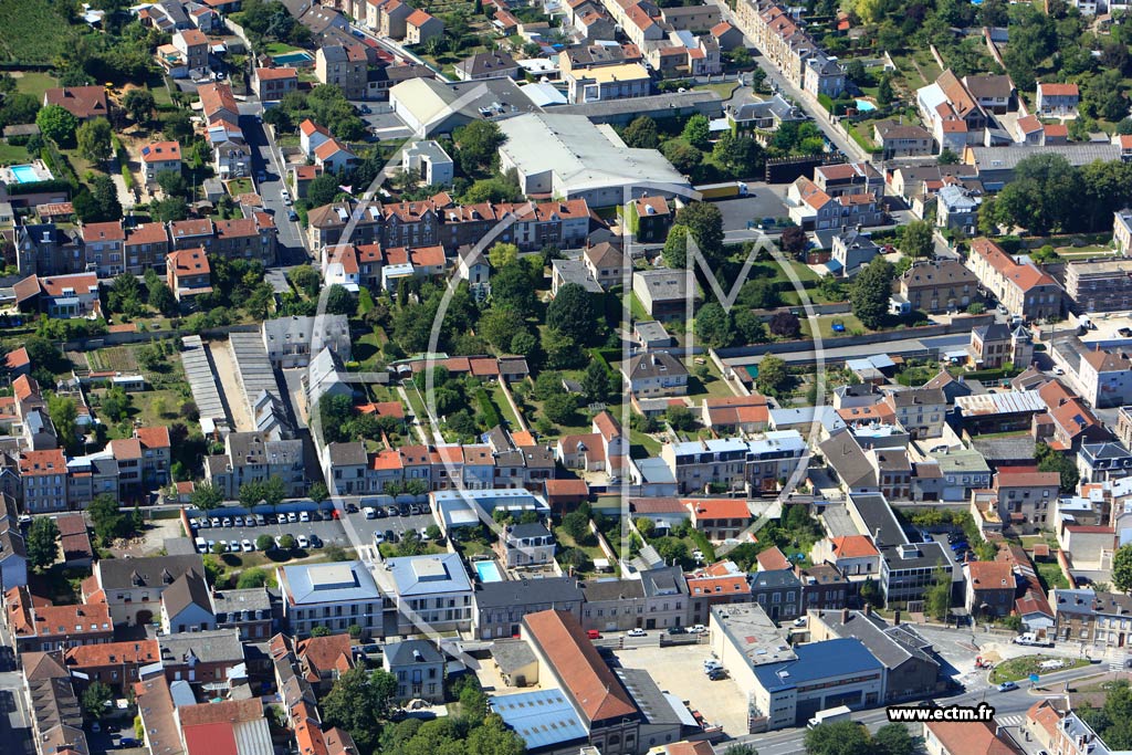 Photo arienne de pernay (Cteau Nord-Ouest)