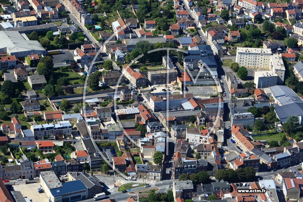 Photo arienne de pernay (Cteau Nord-Ouest)