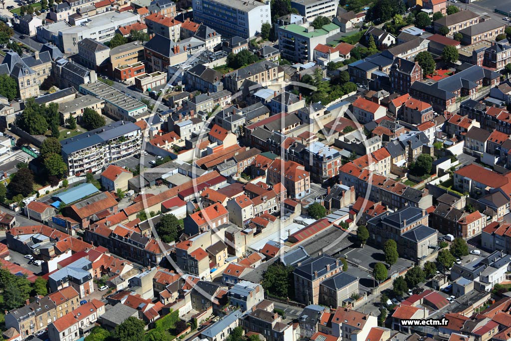 Photo arienne de pernay (Cteau Ouest-Les Forges)