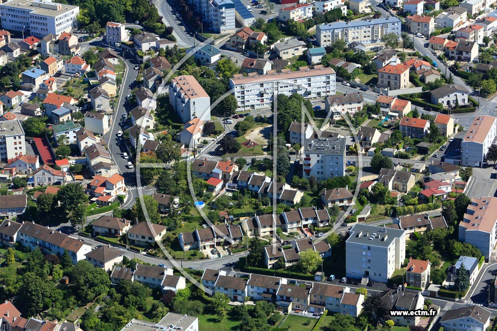Photo arienne de pernay (Cteau Ouest-Les Forges)
