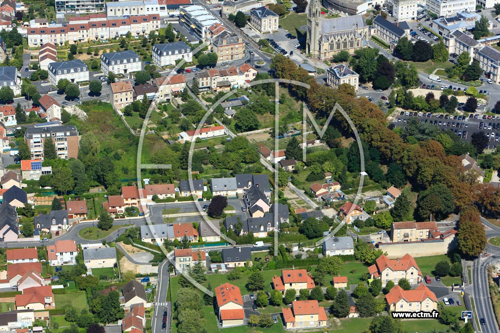 Photo arienne de pernay (Cteau Ouest-Les Forges)