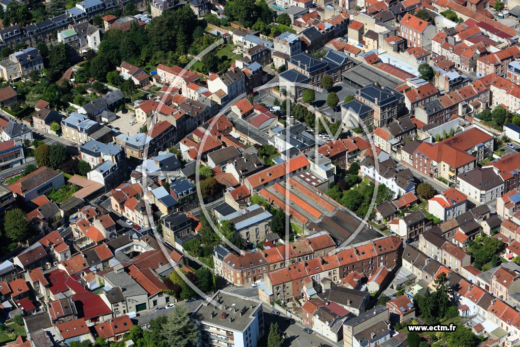 Photo arienne de pernay (Cteau Ouest-Les Forges)