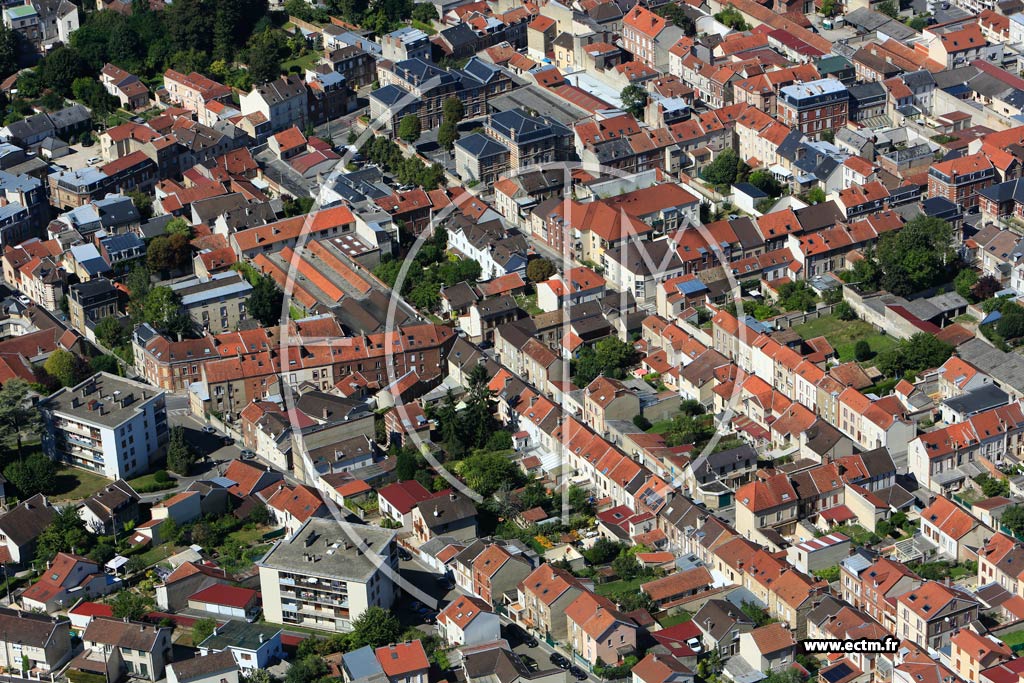 Photo arienne de pernay (Cteau Ouest-Les Forges)
