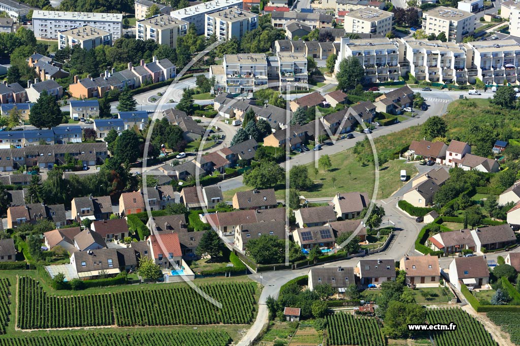 Photo arienne de pernay (Vignes Blanches - Beausoleil)