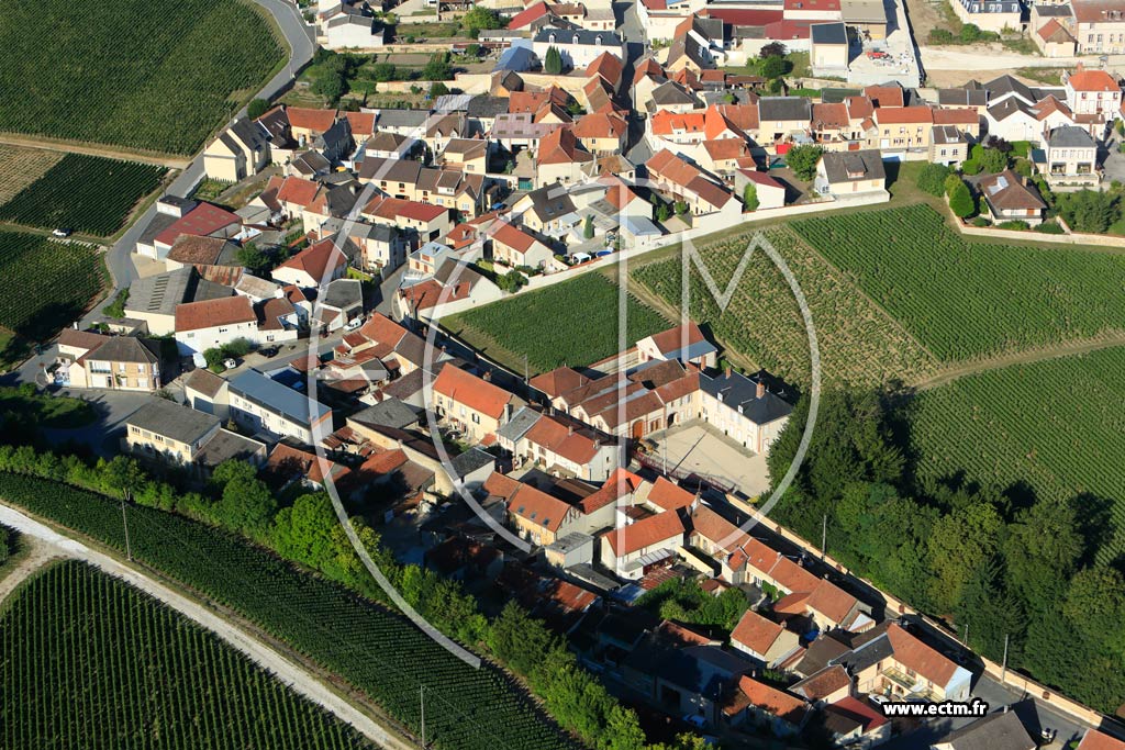 Photo arienne de Le Mesnil sur Oger