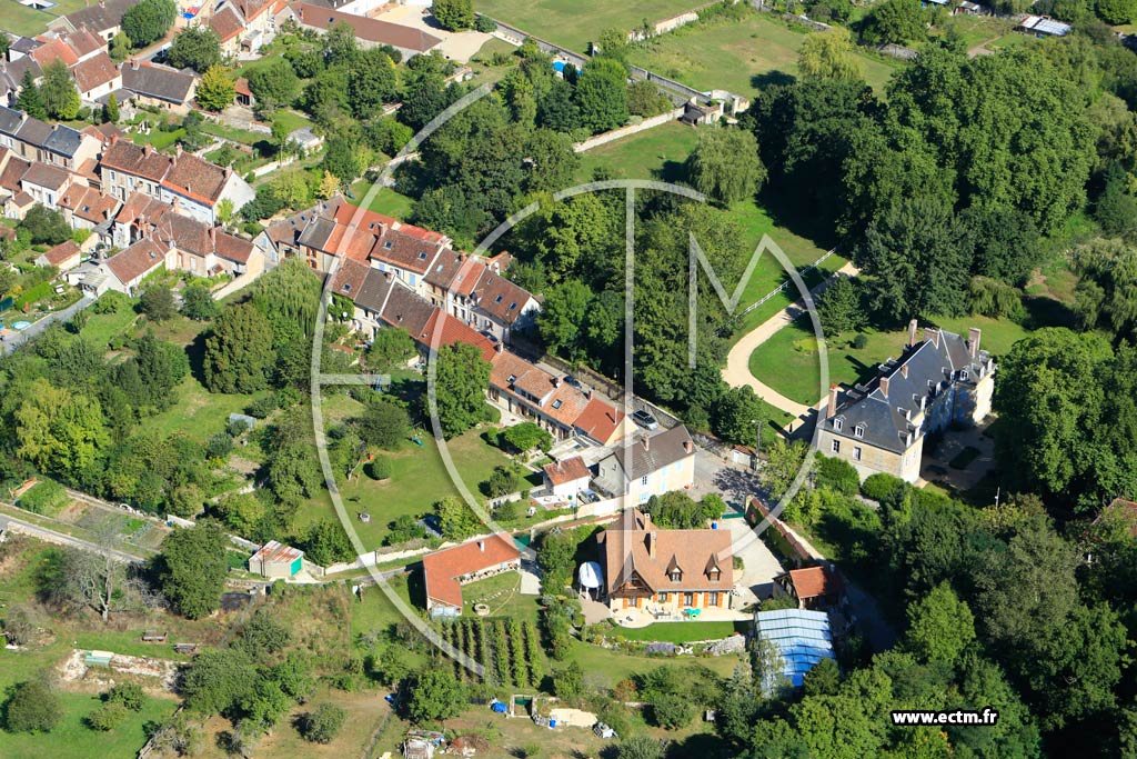 Photo arienne de Orbais-l'Abbaye
