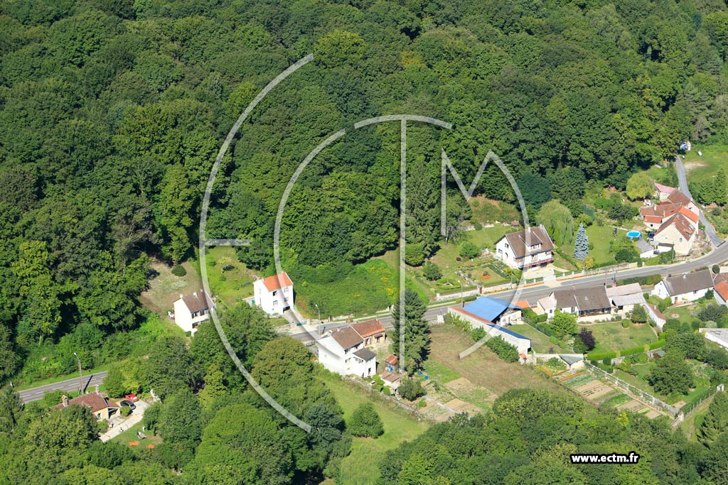 Photo arienne de Orbais-l'Abbaye