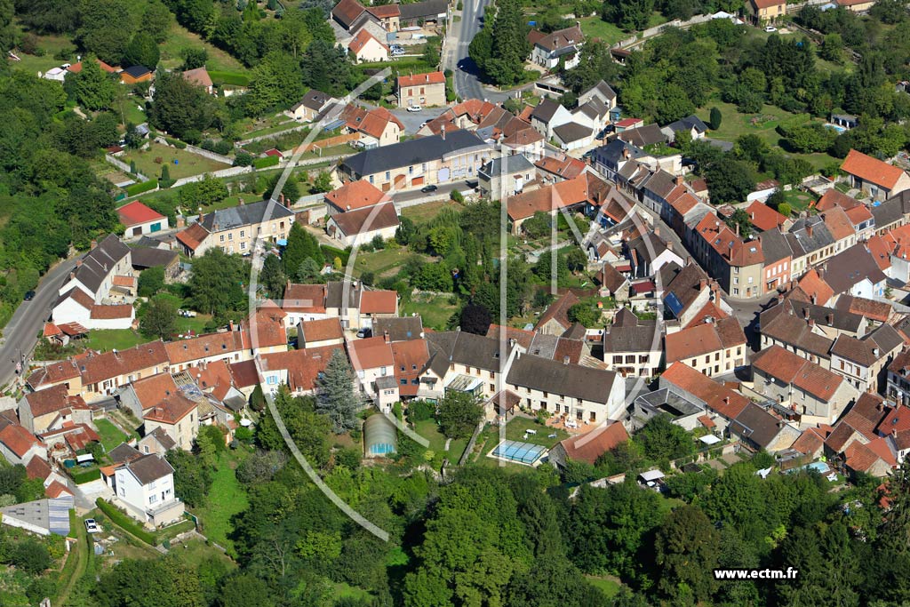 Photo arienne de Orbais-l'Abbaye