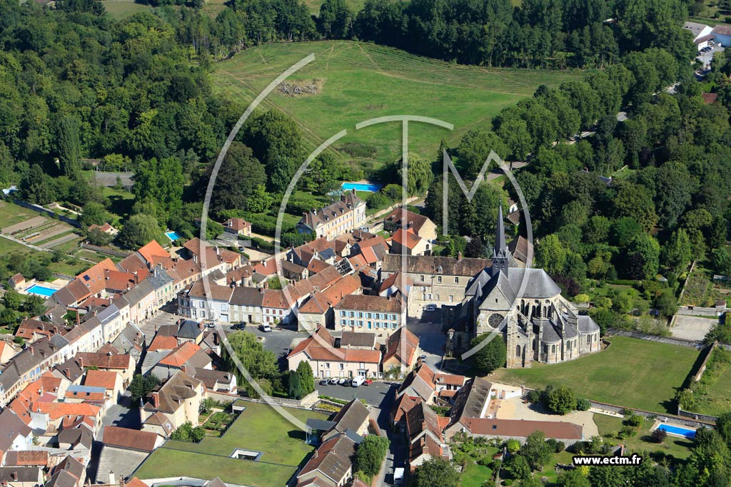Photo arienne de Orbais-l'Abbaye