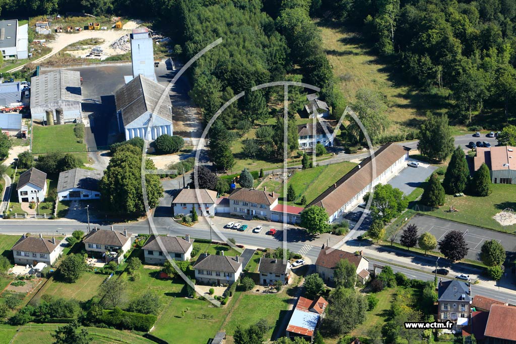 Photo arienne de Orbais-l'Abbaye