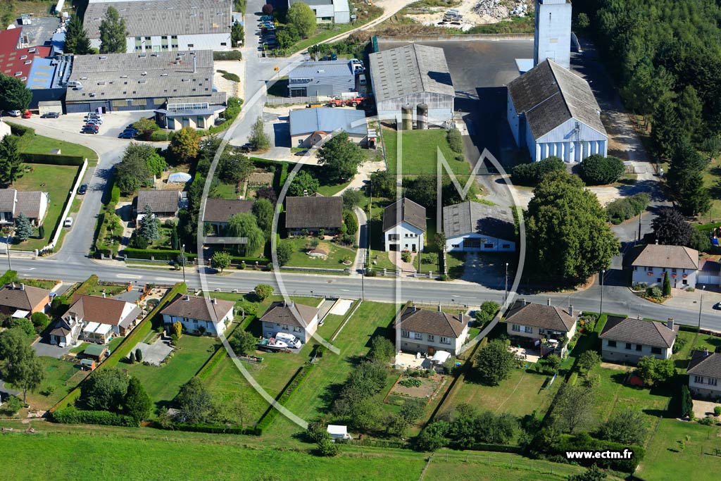 Photo arienne de Orbais-l'Abbaye