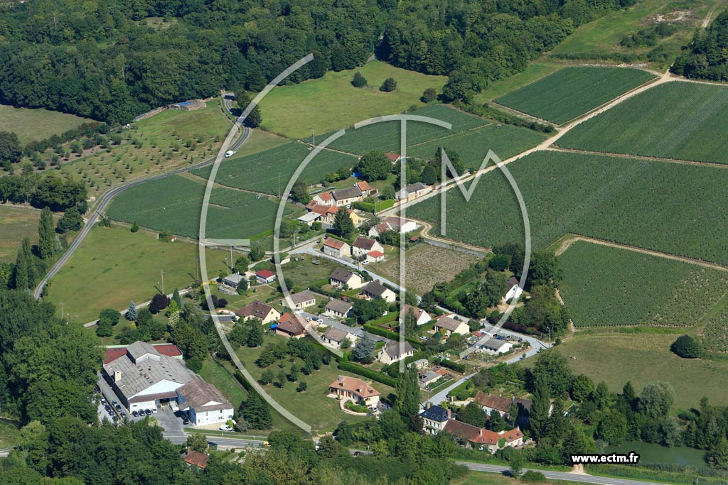 Photo arienne de Orbais-l'Abbaye (L'chelle)