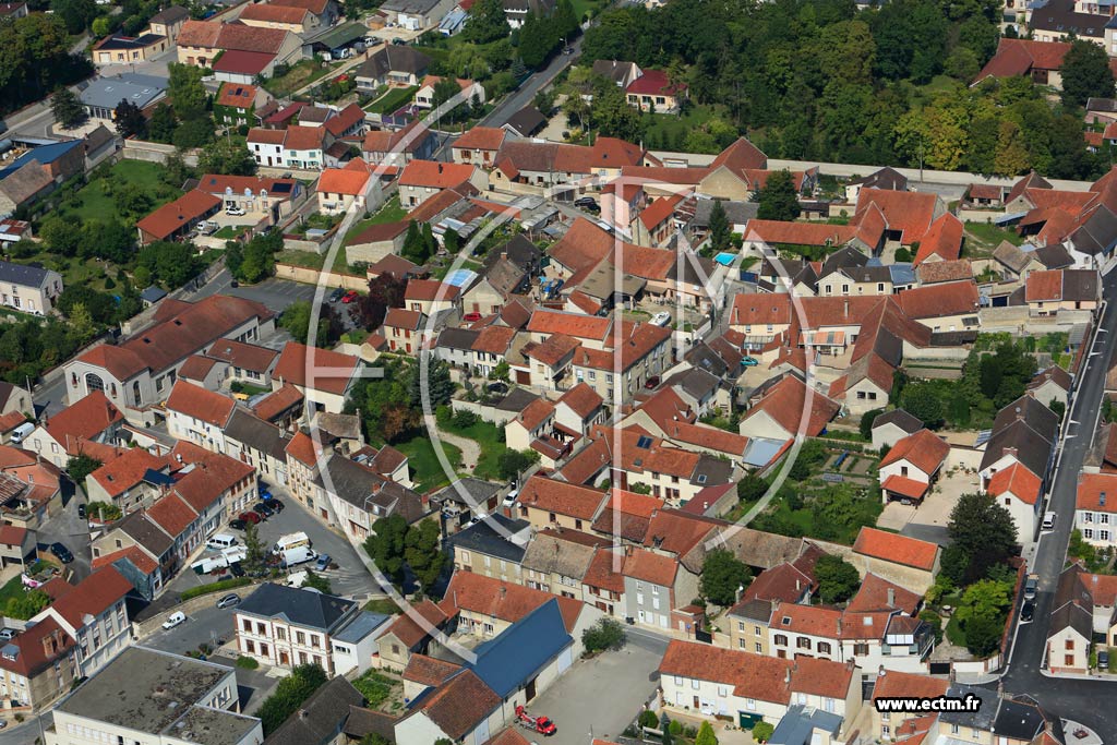 Photo arienne de Tours-sur-Marne