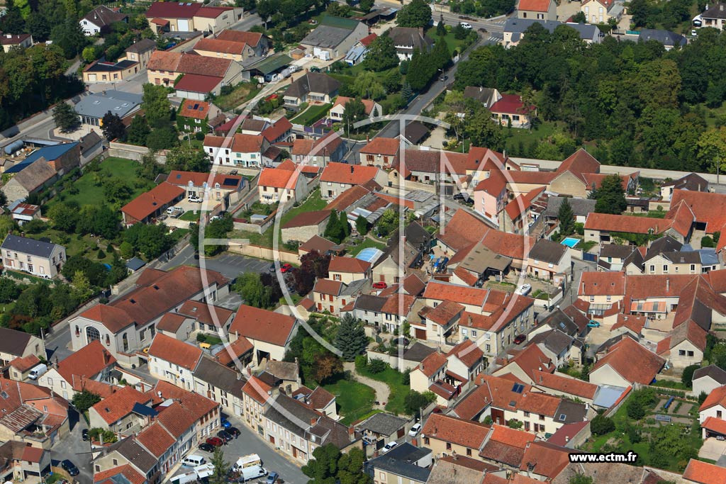 Photo arienne de Tours-sur-Marne