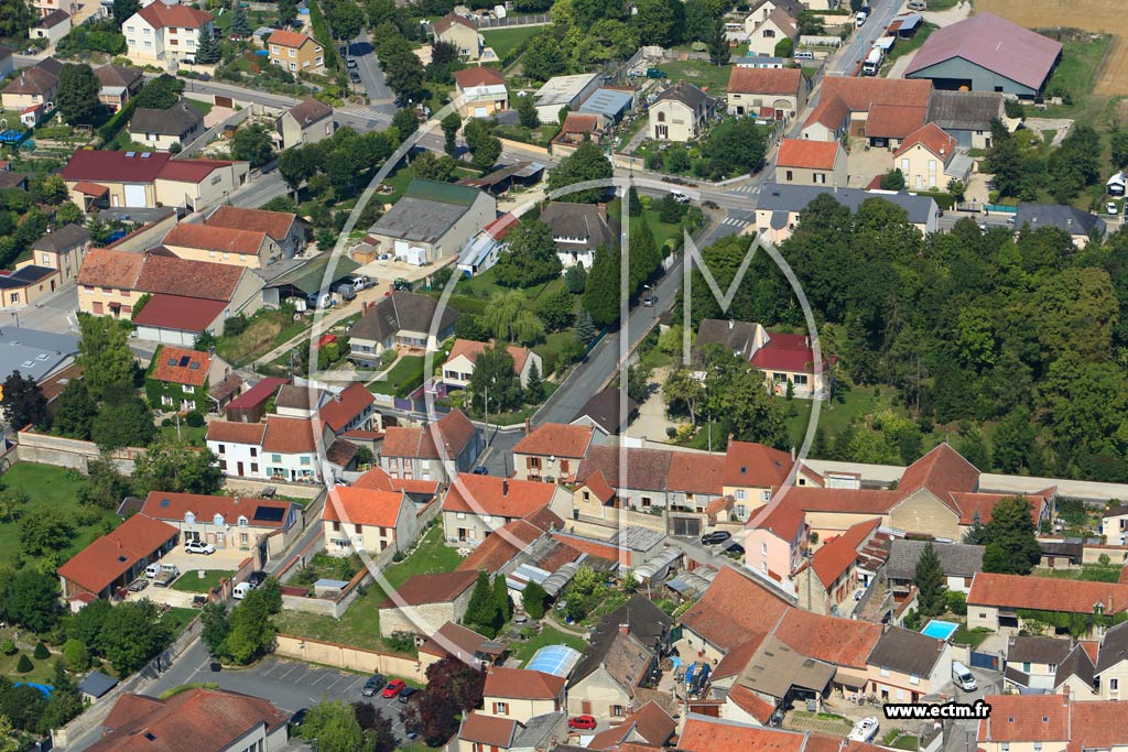 Photo arienne de Tours-sur-Marne