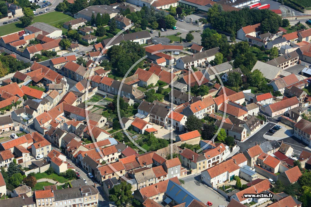 Photo arienne de Tours-sur-Marne