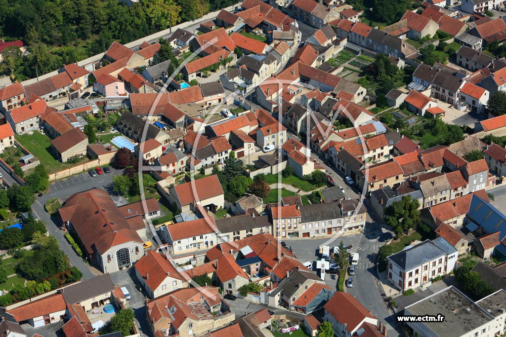 Photo arienne de Tours-sur-Marne