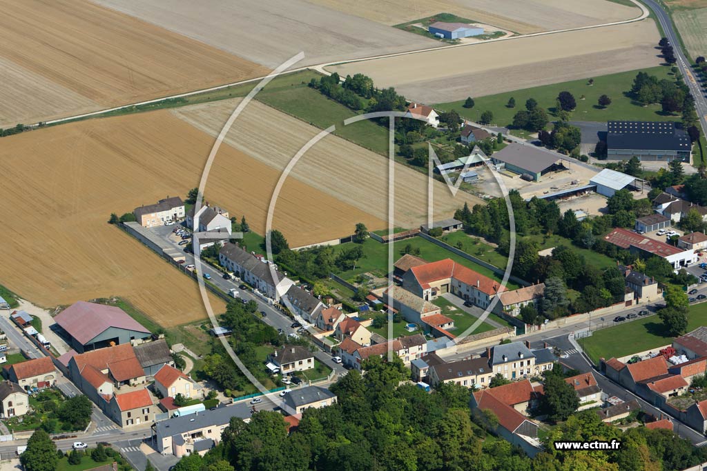 Photo arienne de Tours-sur-Marne