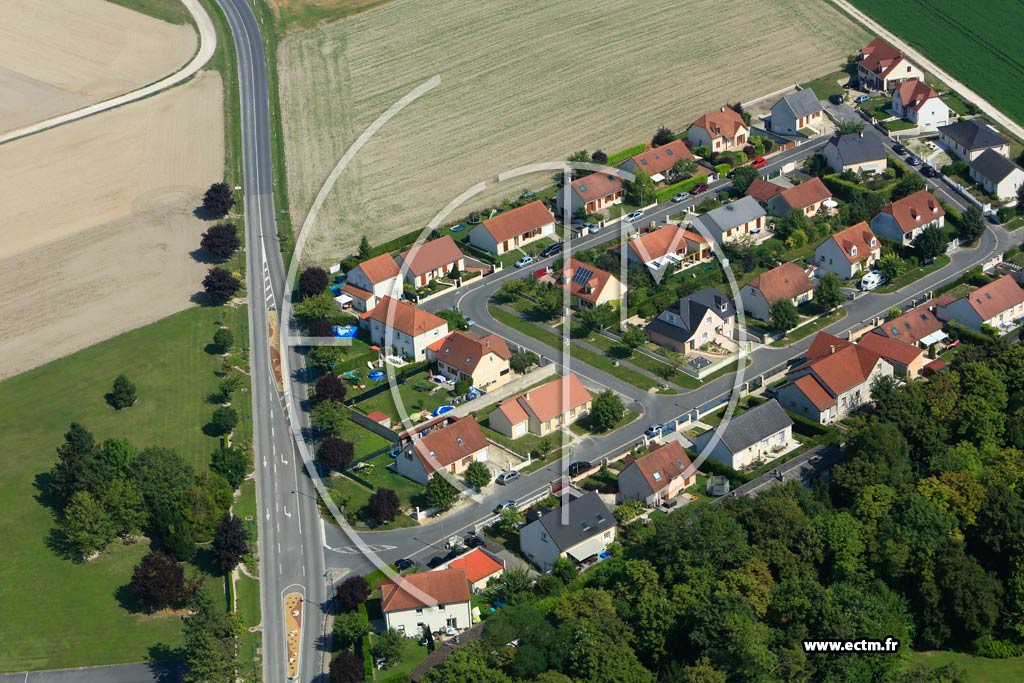 Photo arienne de Tours-sur-Marne