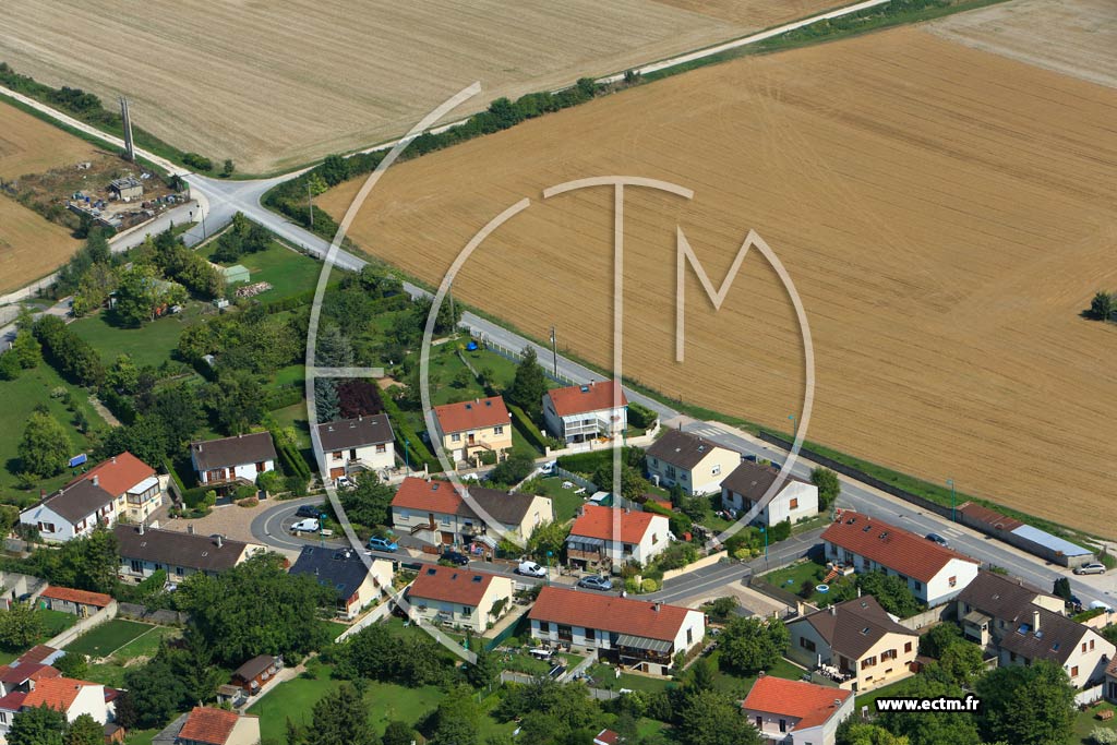 Photo arienne de Tours-sur-Marne