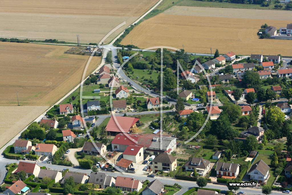 Photo arienne de Tours-sur-Marne