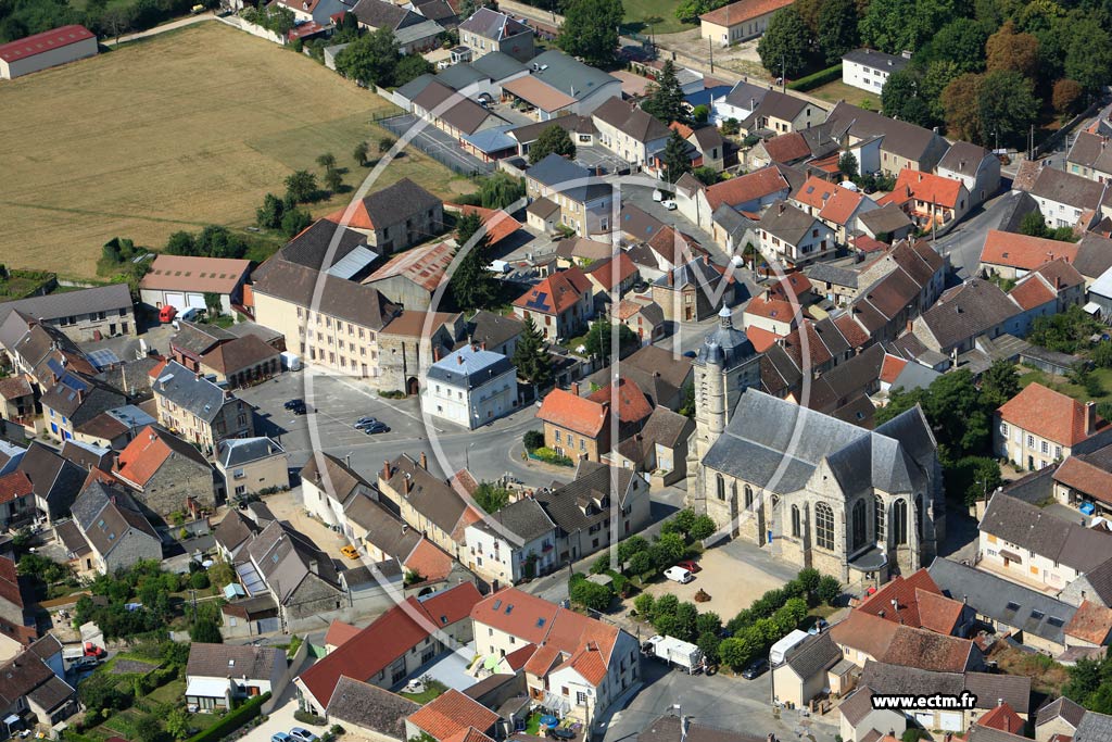 Photo arienne de Troissy