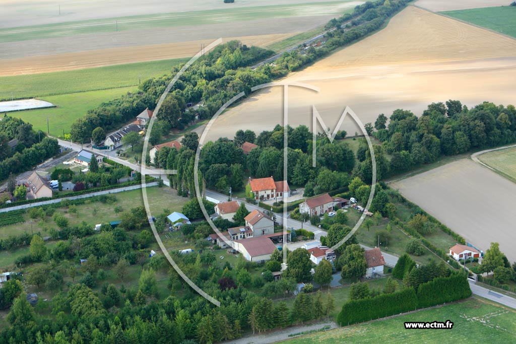 Photo arienne de Val-des-Marais (Morains)