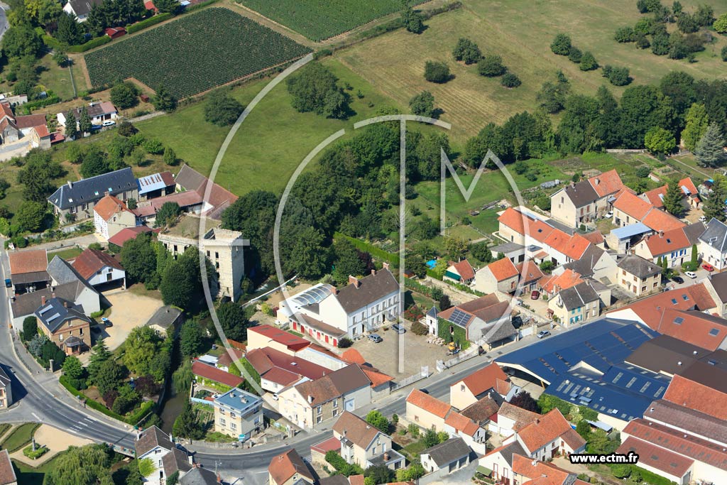 Photo arienne de Verneuil
