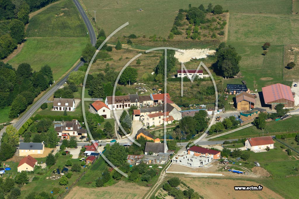 Photo arienne de Vertus (Ferme du Plessis)