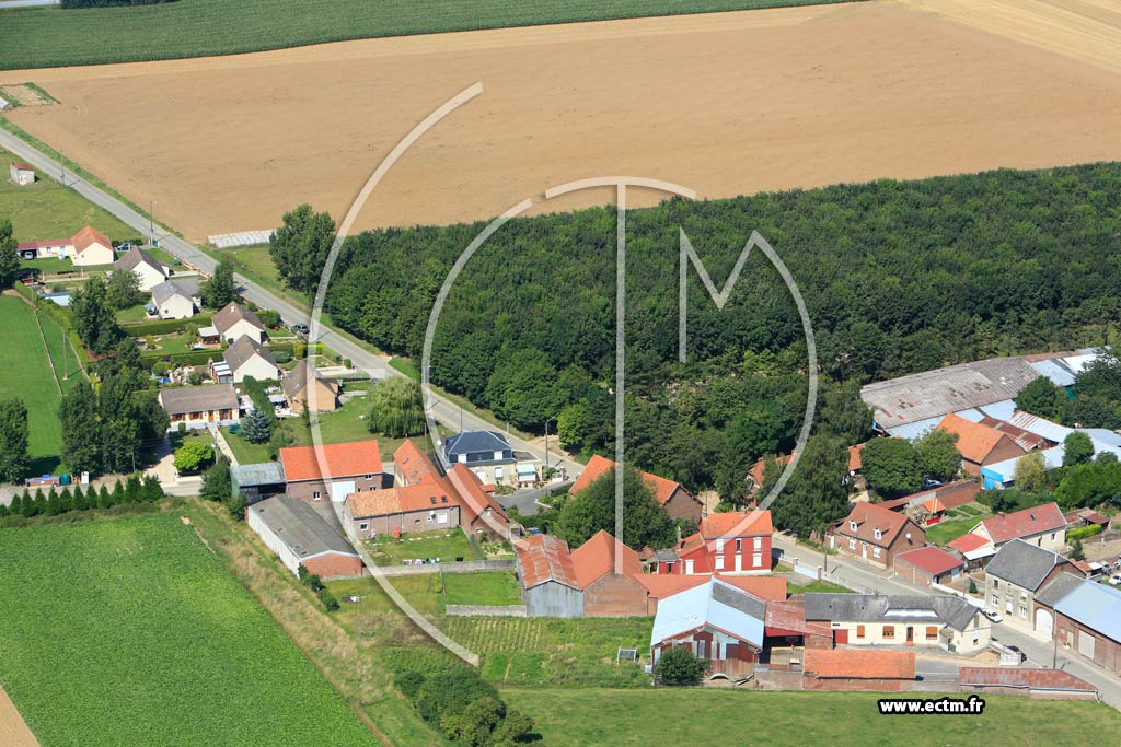 Photo arienne de Beaumetz-ls-Cambrai