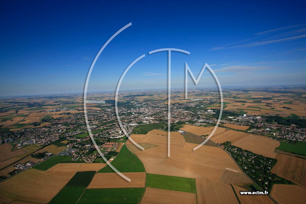 Photo arienne de Cambrai