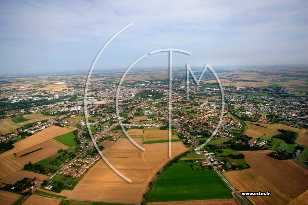 Photo arienne de Cambrai