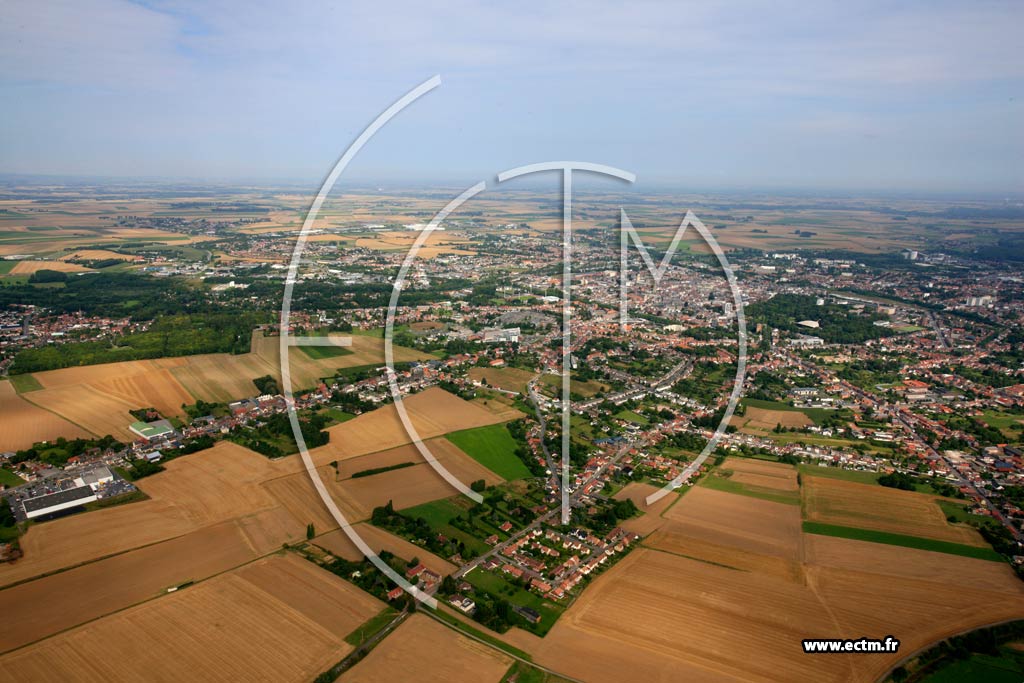 Photo arienne de Cambrai