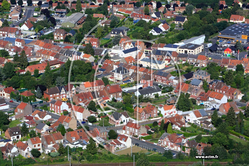 Photo arienne de Cambrai
