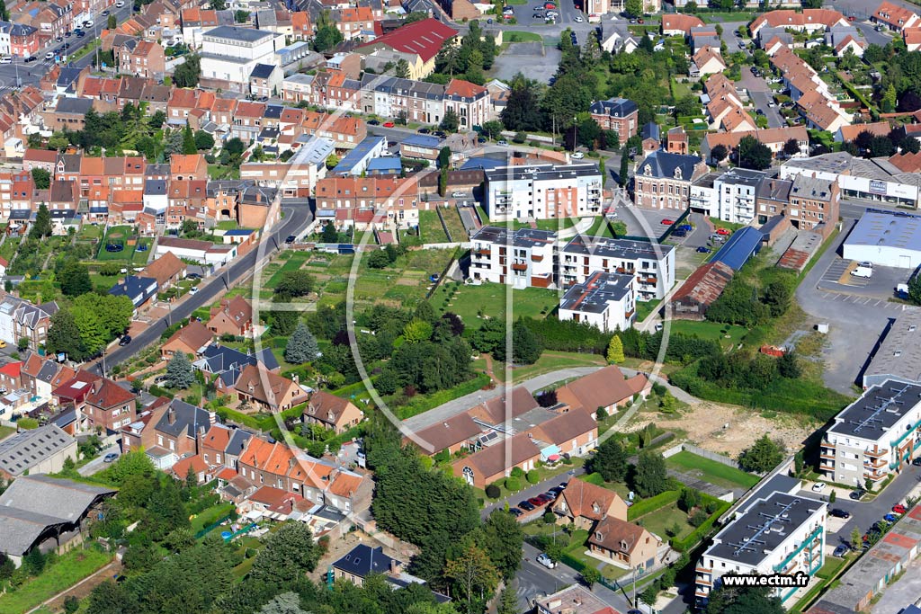 Photo arienne de Cambrai