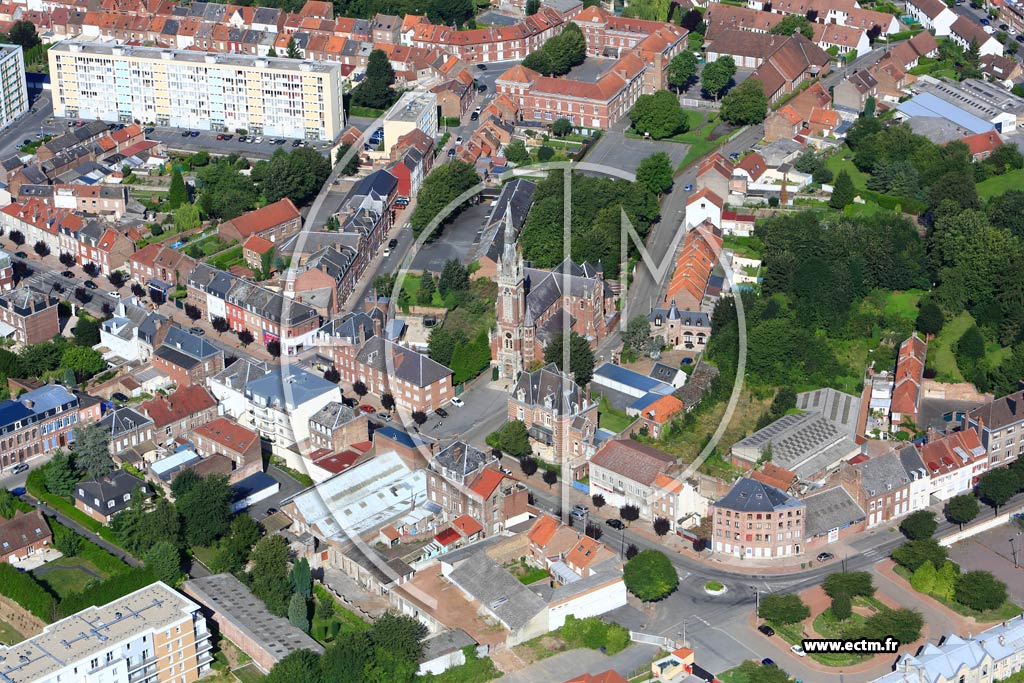Photo arienne de Cambrai