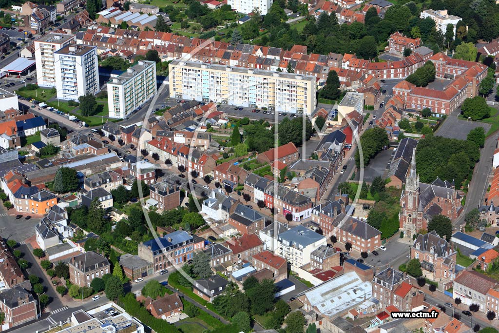 Photo arienne de Cambrai
