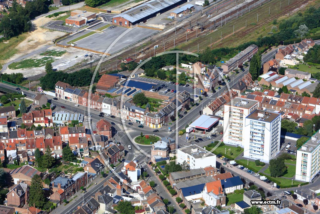 Photo arienne de Cambrai