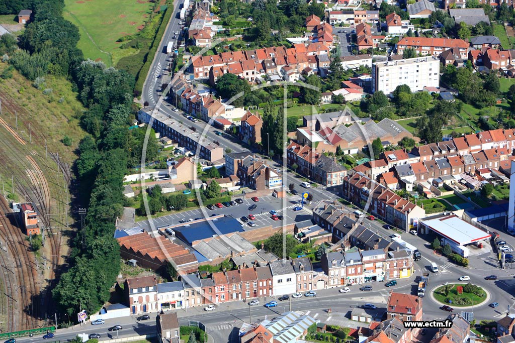 Photo arienne de Cambrai