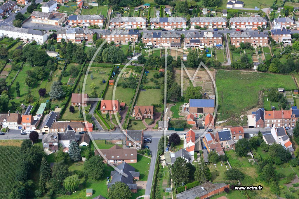 Photo arienne de Cambrai